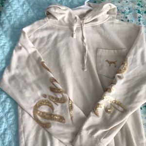 VS PINK sequin sweatshirt